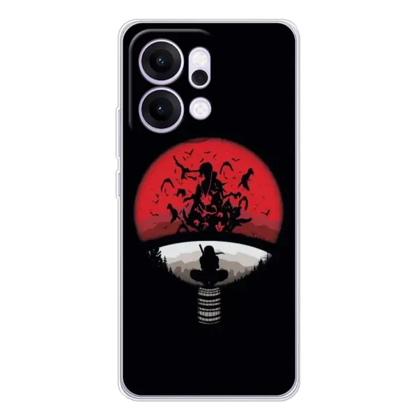 Чехол с рисунком «Итачи на черном» для OPPO Reno14 Чехол с рисунком «Итачи на черном» для OPPO Reno14