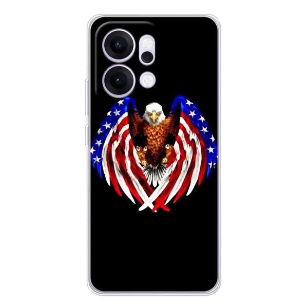 Чехол с рисунком «Крылья США» для OPPO Reno14 Чехол с рисунком «Крылья США» для OPPO Reno14