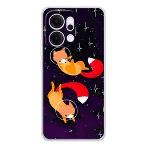 Чехол с Лисичкой для OPPO Reno14 (Лисы)