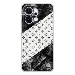 Чехол Стиль Louis Vuitton на OPPO Reno14 (LV на белом)