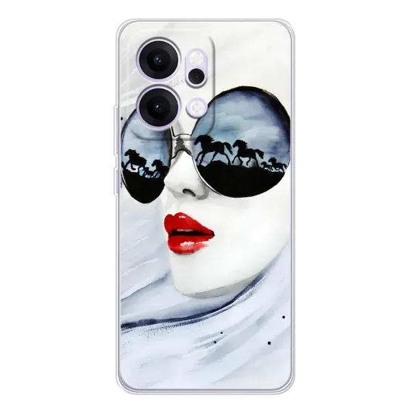 Чехол с рисунком «Любительница коней» для OPPO Reno14 Чехол с рисунком «Любительница коней» для OPPO Reno14