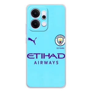 Силиконовые Чехлы принт Футбол на OPPO Reno14 (Man City)