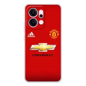 Силиконовые Чехлы принт Футбол на OPPO Reno14 (Man United)