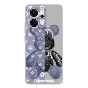 Силиконовый чехол для OPPO Reno14 (Медведь Louis Vuitton)