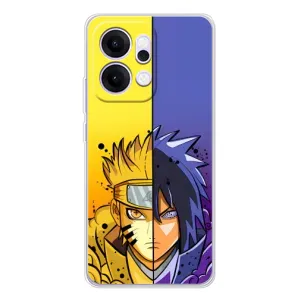Купить Чохли на телефон з принтом Anime для OPPO Reno14 (Naruto Vs Sasuke)