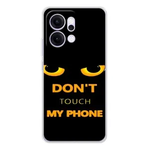Чехол с Прикольным принтом на OPPO Reno14 (Не трогай мой телефон)
