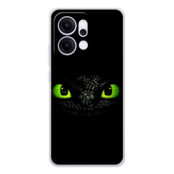 Чехол с рисунком «Глаза Беззубика» для OPPO Reno14 Чехол с рисунком «Глаза Беззубика» для OPPO Reno14
