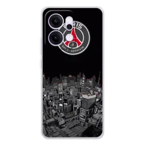 Силиконовые Чехлы принт Футбол на OPPO Reno14 (PSG)