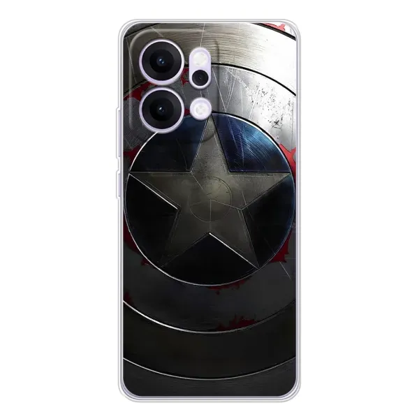 Чехол с рисунком «Ретро Щит Капитана» для OPPO Reno14 Чехол с рисунком «Ретро Щит Капитана» для OPPO Reno14