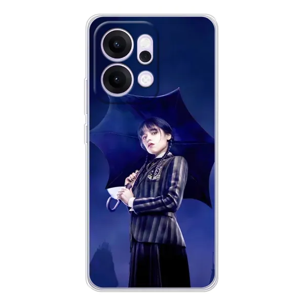 Чехол с рисунком «Уэнсдей с зонтом» для OPPO Reno14 Чехол с рисунком «Уэнсдей с зонтом» для OPPO Reno14