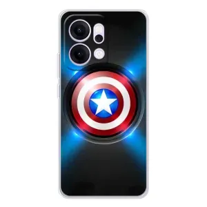 Чехол с Щитом Капитана Америки на OPPO Reno14 (Яркий Щит Капитана)