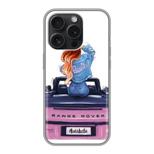 Силиконовый Чехол на OPPO Reno15 Pro с картинкой Стильных Девушек (Девушка на машине)