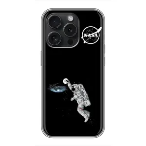 Силиконовый бампер с принтом "Наса" на OPPO Reno15 Pro (Космонавт баскетболист)