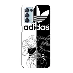 Чехол в стиле "Адидас" для Оппо Рено 5 4G (Adidas шнурки)