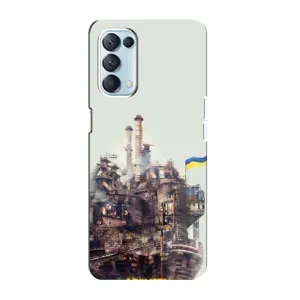 Чехлы на военную тематику для Oppo Reno5 4G (Азовсталь)