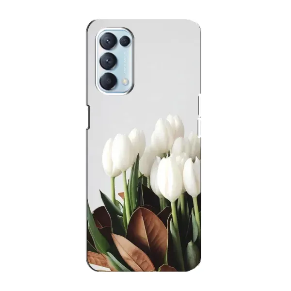 Чехол с рисунком «Букет тюльпанов» для OPPO Reno5 4G Чехол с рисунком «Букет тюльпанов» для OPPO Reno5 4G