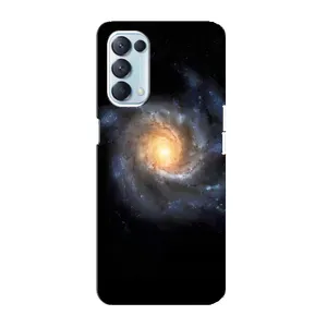 Чохли КОСМОС на Oppo Reno5 4G (Чорна дира)