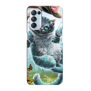 Бампер с изображением Котиков для Оппо Рено 5 4G (Чеширский  КОТИК)
