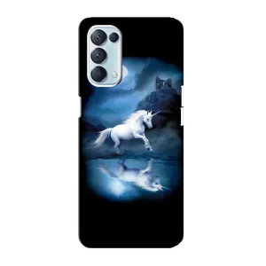 Чехол Unicorn на Oppo Reno5 4G (Единорог)