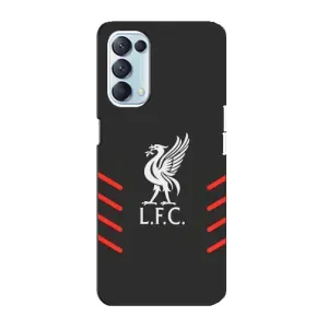 Силиконовые Чехлы принт Футбол на Oppo Reno5 4G (Эмблема Liverpool)