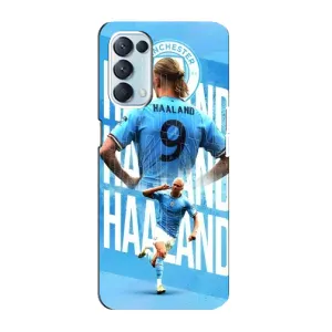 Чехлы с принтом для Oppo Reno5 4G Футболист (Erling Haaland)