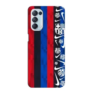 Чехол для Oppo Reno5 4G (Барселона) (Фанат Барсы)