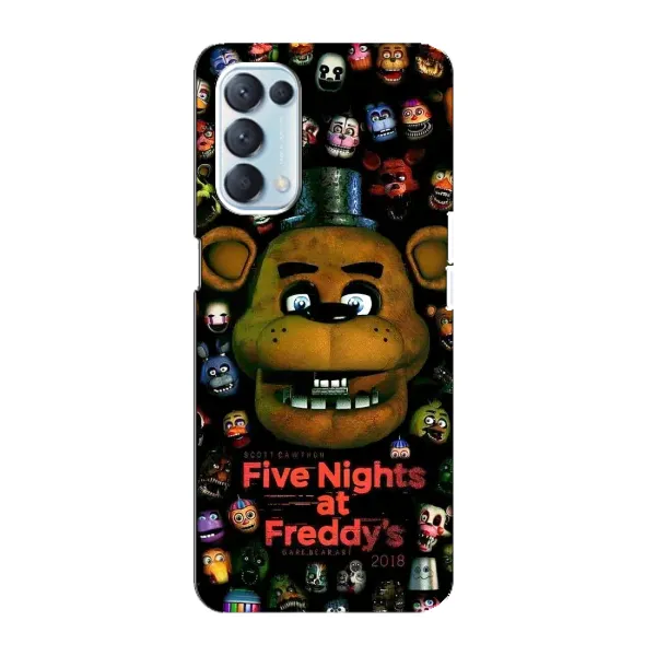 Чехол с рисунком «Freddy» для OPPO Reno5 4G