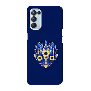 Чехол с картинкой (Патриотический ГЕРБ) на Oppo Reno5 4G (герб)