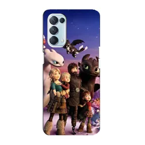 Чехол дракон Беззубик для Oppo Reno5 4G (Герои дракона)