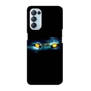 Чехлы с изображением разных животных для Oppo Reno5 4G (Глаза)