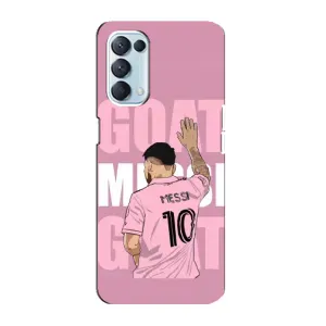 Чехлы Лео Месси в Майами на Oppo Reno5 4G (GOAT MESSI)