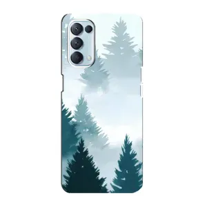 Літній Чохол на Oppo Reno5 4G (Гірський Ліс)