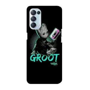 Чохол Супергерої Марвел на Оппо Рено 5 4G (Groot)