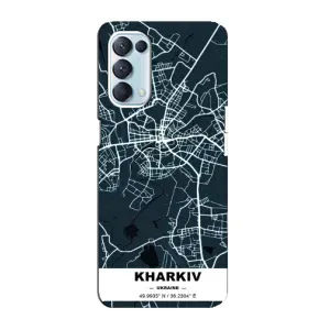 Чехлы силиконовые (Город Харьков) на Оппо Рено 5 4G (Харьков)