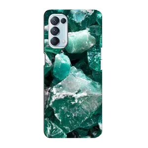 Чехол (Дорого -богато) на Oppo Reno5 4G (Изумруд)