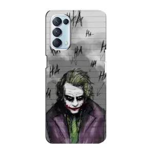 Чехлы с картинкой Джокера на Oppo Reno5 4G (Joker клоун)