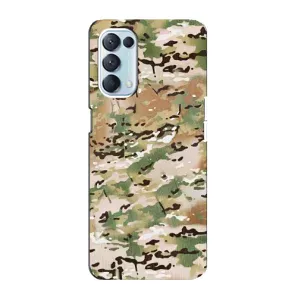 Камуфляжный Чехол для Оппо Рено 5 4G (Камуфляжный)