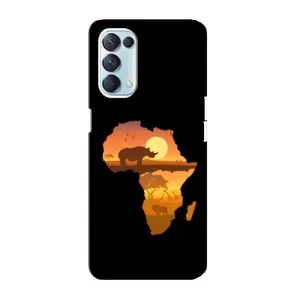 Літній Чохол на Oppo Reno5 4G (Карта)