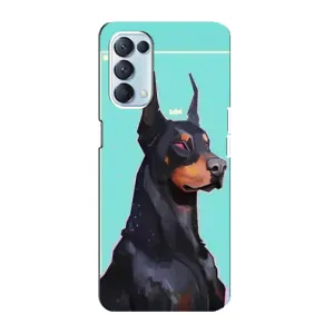Чехол ДОБЕРМАН для Oppo Reno5 4G (Король доберман)