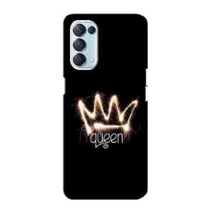 Чехол (Корона на чёрном фоне) для Оппо Рено 5 4G (Корона)