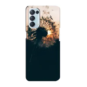 Силіконовий Чохол з кульбабками на Oppo Reno5 4G (Гарна кульбабка)