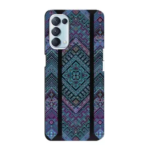 Силиконовый Чехол на Oppo Reno5 4G (Крутой орнамент)