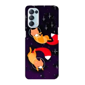 Чехол с Лисичкой для Oppo Reno5 4G (Лисы)