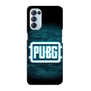 Чохол (TPU) з картинкою "Лого Пабг" на Оппо Рено 5 4G (Лого PUBG)