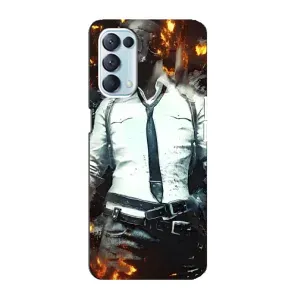 Чохол з картинкою "Герой Pubg" на Oppo Reno5 4G (Man Пубг)