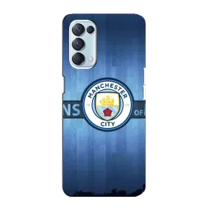 Силиконовые Чехлы принт Футбол на Oppo Reno5 4G (ManCity)