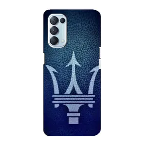 Чехлы с тематикой "Крутые машины" на Oppo Reno5 4G (Лого Maserati)