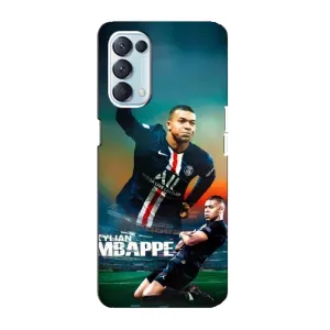 Чехол (TPU) с Футболистом на Oppo Reno5 4G (MBAPPE)