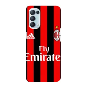 Чехлы с ТОП Футбольными клубами на Oppo Reno5 4G (Milan)