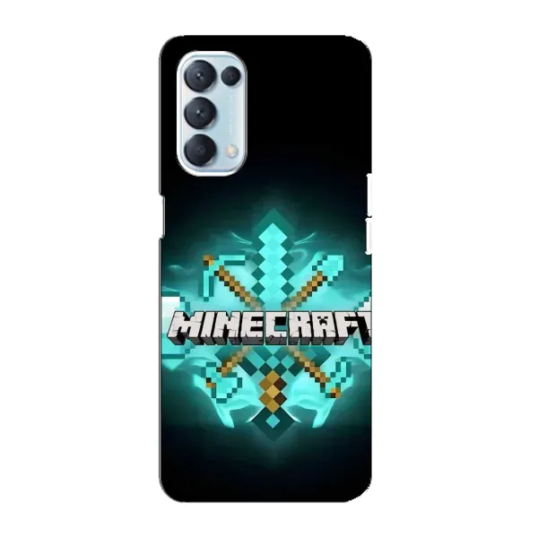 Чехол с рисунком «MineCraft 2» для OPPO Reno5 4G